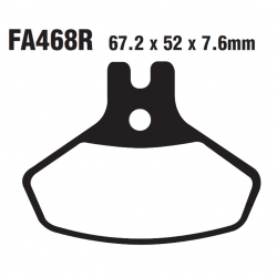 Pastiglie Freno Sinterizzate CAN-AM DS 450 X-mx International