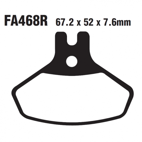 Pastiglie Freno Sinterizzate CAN-AM DS 450 X-mx International 
