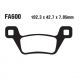 Pastiglie Freno Sinterizzate Kymco MXU 500 4x4 - MXU 700 i 4x4 