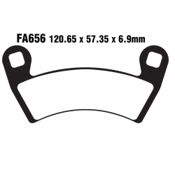 Pastiglie Freno Sinterizzate Polaris Polaris 325 - Polaris 570 ACE