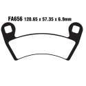 Pastiglie Freno Sinterizzate Polaris Polaris 325 - Polaris 570 ACE