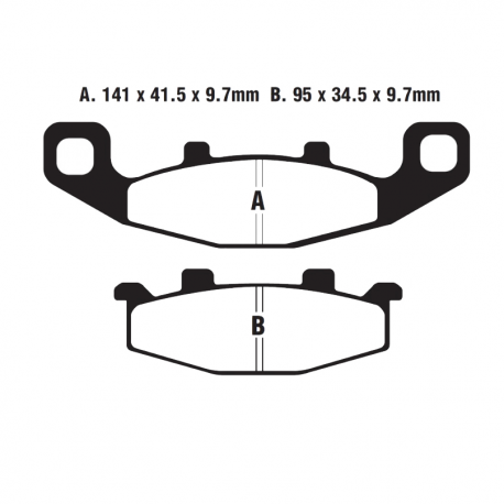 Pastiglie Freno Sinterizzate Kawasaki - Suzuki 