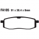 Pastiglie Freno Sinterizzate Yamaha TT 350 - TT 600 - YZ 490 