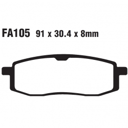 Pastiglie Freno Sinterizzate Yamaha TT 350 - TT 600 - YZ 490