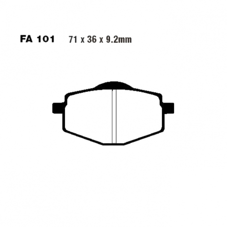 Pastiglie Freno Sinterizzate Yamaha - Gilera 