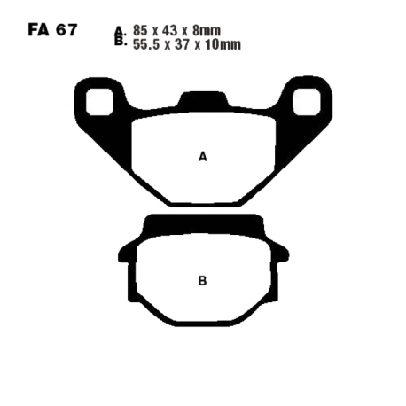Pastiglie Freno Sinterizzate Aeon - Aprilia - CFMOTO - KTM