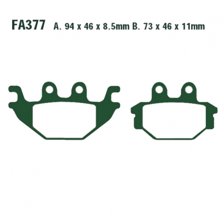 Pastiglie Freno Sinterizzate Arctic Cat - Bombardier - CAN-AM - SYM 