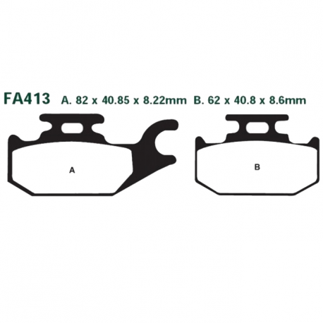 Pastiglie Freno Sinterizzate Suzuki LT-A 400 F Eiger 4X4 - LT-A 700 X