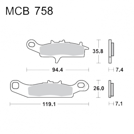 Pastiglie Freno Sinterizzate Kawasaki KFX 450 R KSF - KVF 650 D