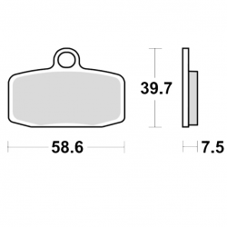 Pastiglie Freno Sinterizzate Gas Gas - KTM - Husqvarna - Yamaha