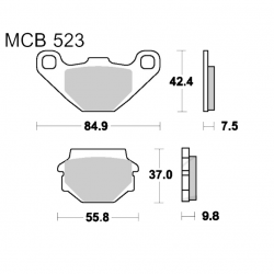 Pastiglie Freno Sinterizzate Aeon - Aprilia - KTM - Polaris