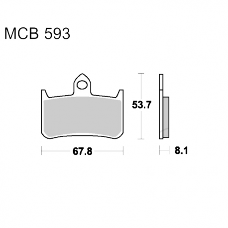 Pastiglie Freno Sinterizzate Honda CB 250 F Hornet - CB-X4 1300 DC 