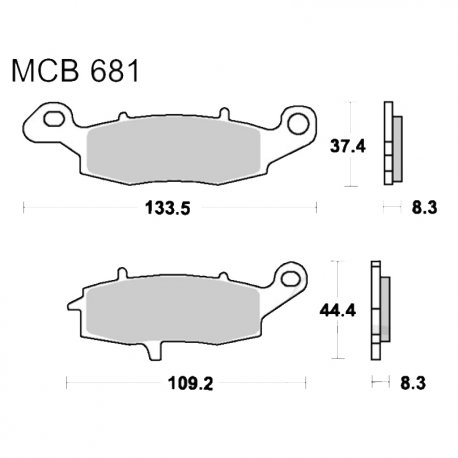 Pastiglie Freno Sinterizzate CFM OTO - Kawasaki - Suzuki