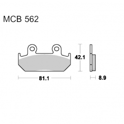 Pastiglie Freno Sinterizzate Honda CB 450 S - CBR 600 F - XRV 750