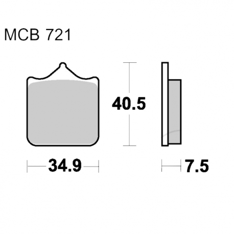 Pastiglie Freno Sinterizzate Aprilia - Benelli - TM Racing - SWM 