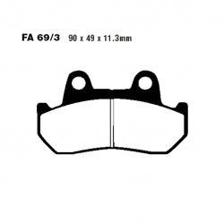 Pastiglie Freno Sinterizzate Honda CB 1100 R - CBR 400 R - CBX 750 F