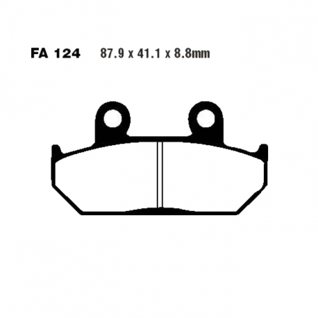 Pastiglie Freno Sinterizzate Honda CBR 1000 F - VFR 750 F