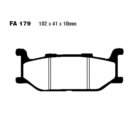 Pastiglie Freno Sinterizzate Yamaha SR 400 - XJ 900 S Diversion 