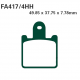 Pastiglie Freno Sinterizzate Kawasaki GTR 1400 A ABS - Z 750 R ABS 