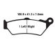 Pastiglie Freno Sinterizzate BMW C1 125 - C1 200 - C1 200 ABS 