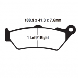 Pastiglie Freno Sinterizzate BMW C1 125 - C1 200 - C1 200 ABS