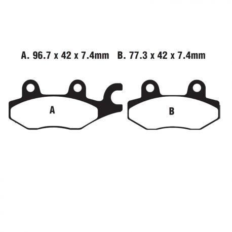 Pastiglie Freno Sinterizzate CAN-AM - CF MOTO - Yamaha