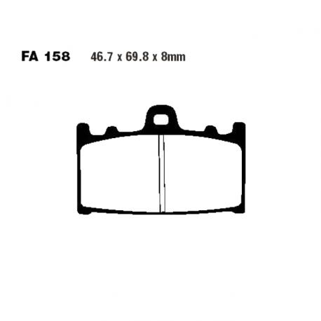 Pastiglie Freno Sinterizzate Husaberg - Kawasaki - Suzuki 