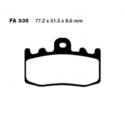 Pastiglie Freno Sinterizzate BMW K 1200 RS 5 inch rim ABS