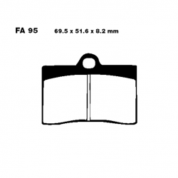 Pastiglie Freno Sinterizzate Aprilia - Beta - TM Racing - Moto Guzzi