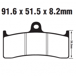 Pastiglie Freno Sinterizzate Buell - Honda - MV Agusta - Kawasaki