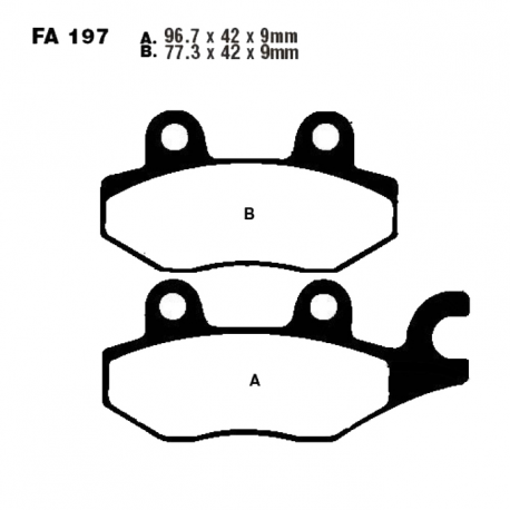 Pastiglie Freno Sinterizzate Honda - Kawasaki - Kymco - Yamaha