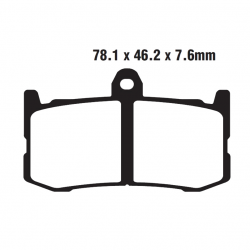 Pastiglie Freno Sinterizzate Triumph Daytona 675 -Daytona 675 ABS