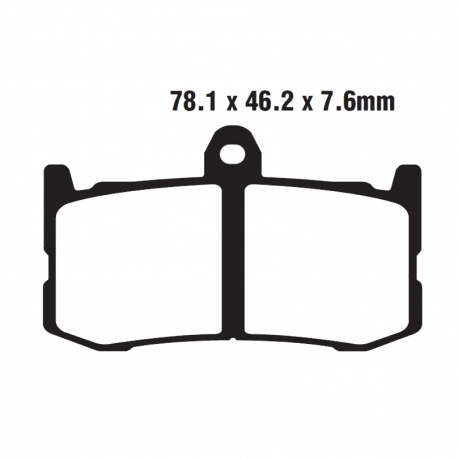 Pastiglie Freno Sinterizzate Triumph Daytona 675 -Daytona 675 ABS 