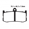 Pastiglie Freno Sinterizzate Triumph Daytona 675 -Daytona 675 ABS