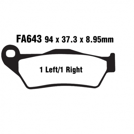 Pastiglie Freno Sinterizzate Harley Davidson XG 500 Street - XG 750 