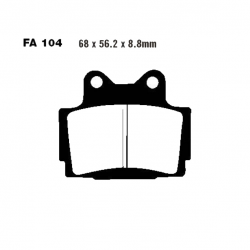 Pastiglie Freno Sinterizzate Yamaha FZR 400 RRSP - FZS 600