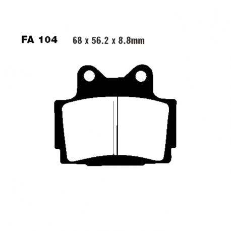 Pastiglie Freno Sinterizzate Yamaha FZR 400 RRSP - FZS 600 