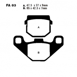 Pastiglie Freno Sinterizzate Aprilia - Yamaha - Kawasaki - CAN-AM
