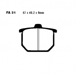 Pastiglie Freno Honda CB 750 F - CBX 1000 - CX 500