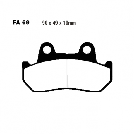 Pastiglie Freno Honda CB 125 TD - CB 1100 R 