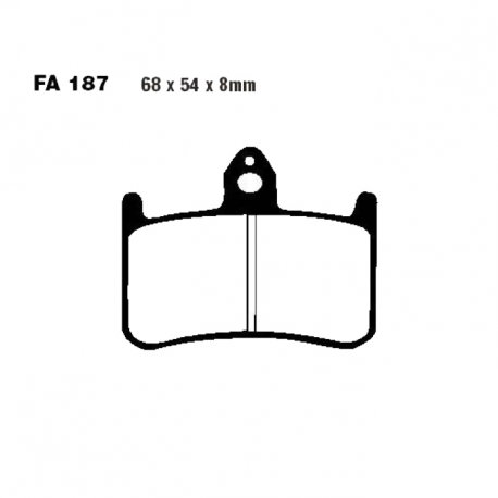 Pastiglie Freno Sinterizzate Honda CB 250 F Hornet - CB-X4 1300 DC 