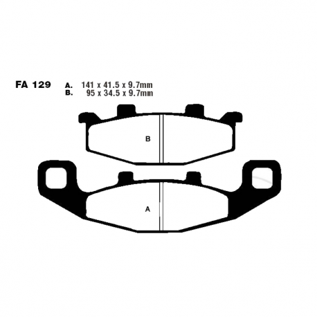 Pastiglie Freno Semi Sinter Kawasaki - Suzuki