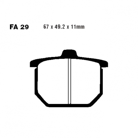 Pastiglie Freno Semi Sinter Honda CX 500 - GL 1000 Z Goldwing 