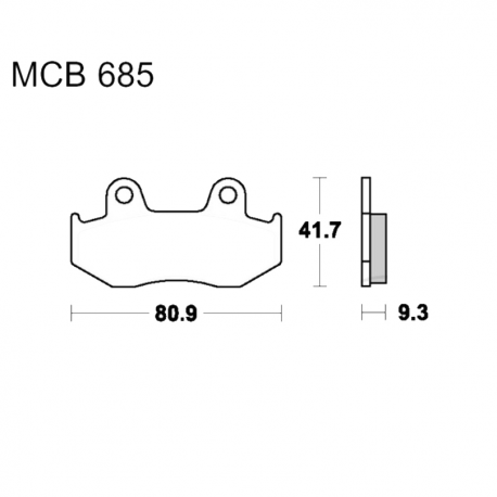 Pastiglie Freno Sinterizzate Honda NES 125 @/ - SES 150 Dylan 