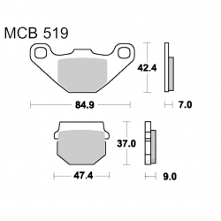 Pastiglie Freno Sinterizzate Aprilia - Kawasaki - Suzuki - Malaguti