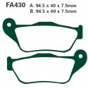 Pastiglie Freno Sinterizzate MBK - Yamaha