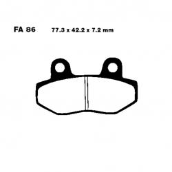 Pastiglie Freno Sinterizzate CFMOTO - Keeway - KSR-Moto