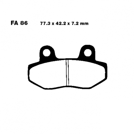 Pastiglie Freno Sinterizzate CFMOTO - Keeway - KSR-Moto