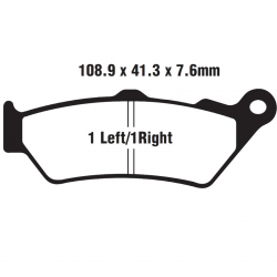 Pastiglie Freno BMW C1 125 - C1 200 ABS