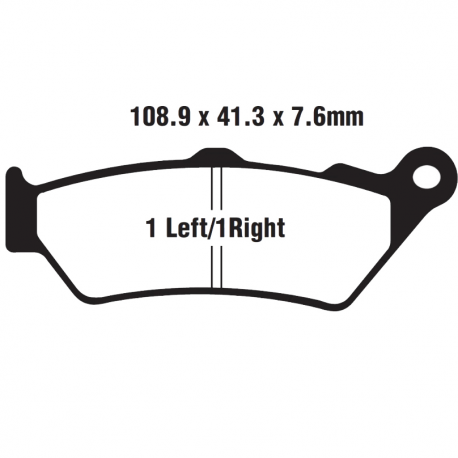Pastiglie Freno BMW C1 125 - C1 200 ABS 